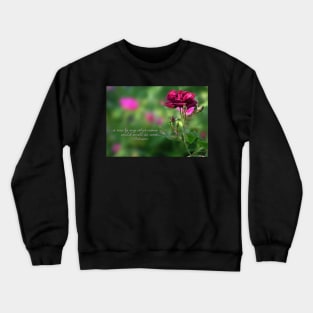 A rose by any other name... (card) Crewneck Sweatshirt